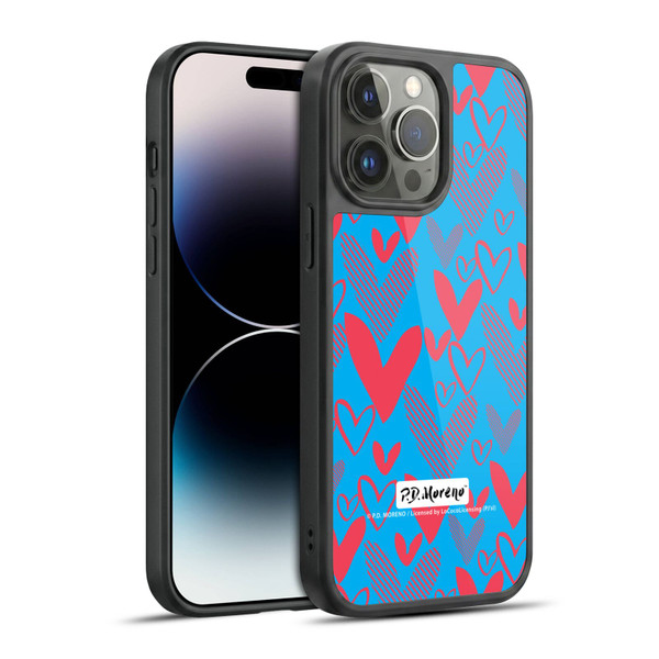 P.D. Moreno Patterns Hearts 2 Gel Armour Case For Apple iPhone 14 Pro Max