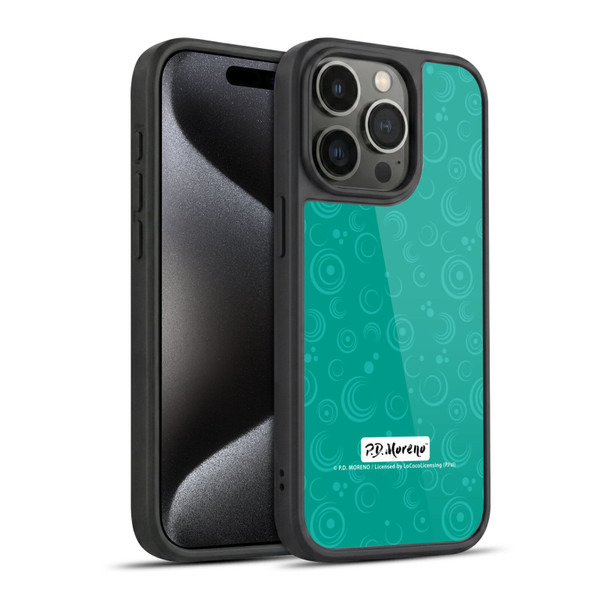 P.D. Moreno Patterns Circles Gel Armour Case For Apple iPhone 15 Pro