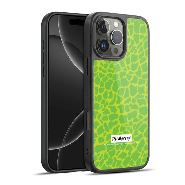 P.D. Moreno Patterns Lime Green Gel Armour Case For Apple iPhone 16 Pro Max