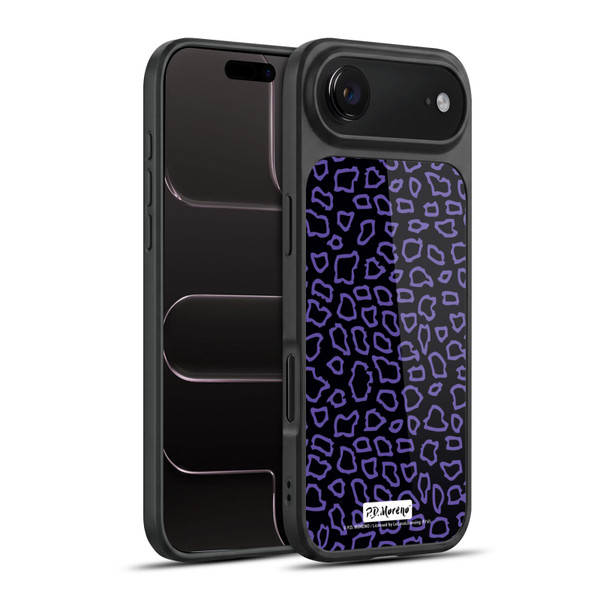 P.D. Moreno Patterns Black Purple Gel Armour Case For Apple iPhone 17 Air