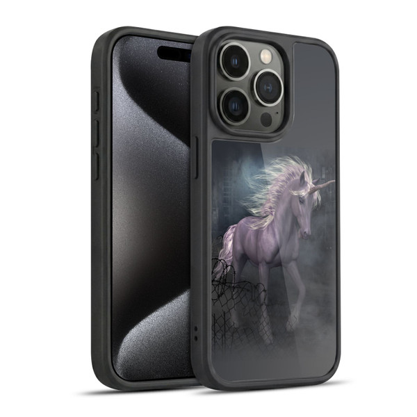 Simone Gatterwe Pegasus And Unicorns Escape Gel Armour Case For Apple iPhone 15 Pro