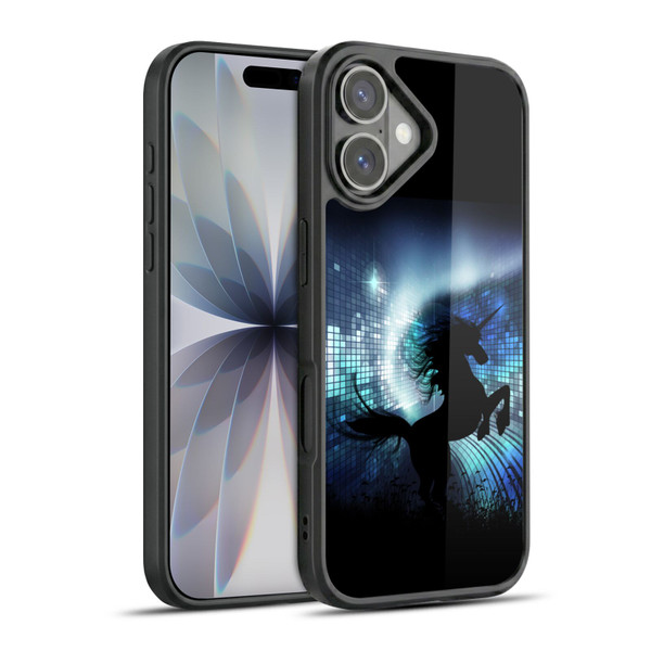 Simone Gatterwe Pegasus And Unicorns Silhouette Gel Armour Case For Apple iPhone 17