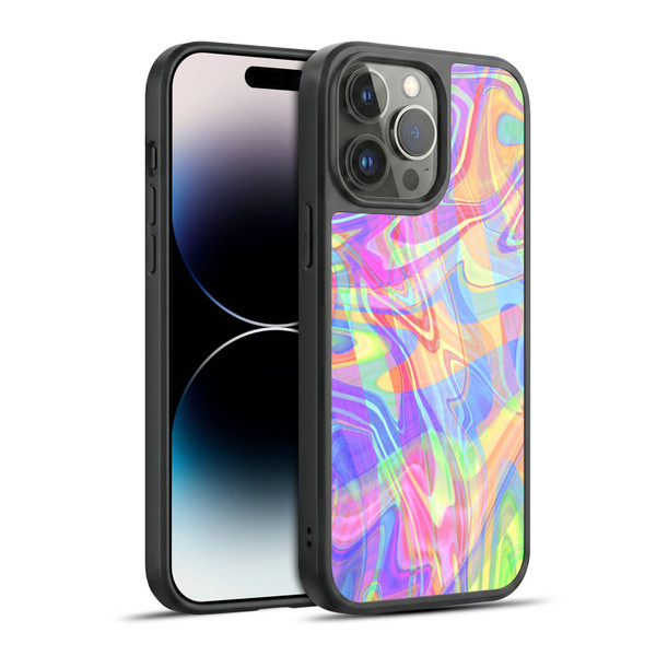 Suzan Lind Marble Light Rainbow Gel Armour Case For Apple iPhone 14 Pro Max