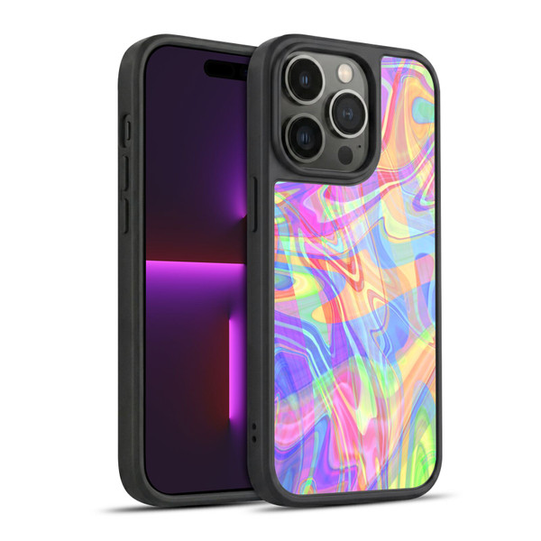 Suzan Lind Marble Light Rainbow Gel Armour Case For Apple iPhone 14 Pro
