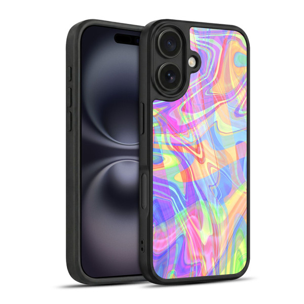 Suzan Lind Marble Light Rainbow Gel Armour Case For Apple iPhone 16
