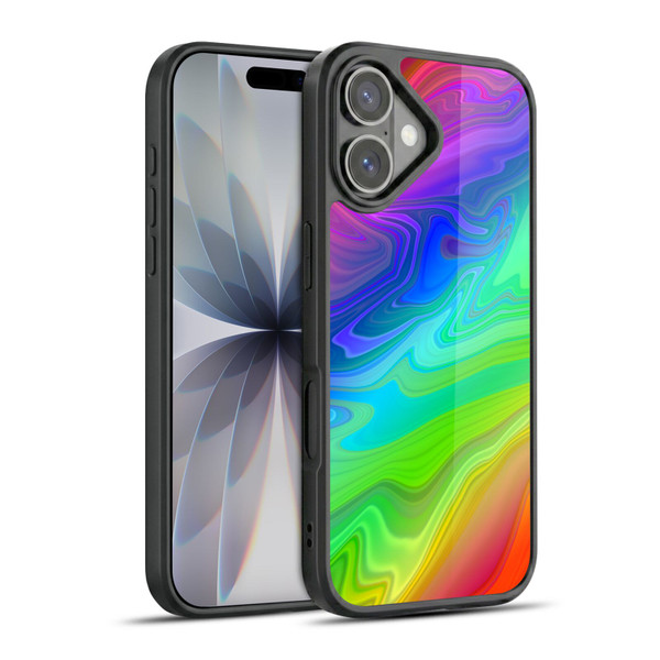 Suzan Lind Marble Rainbow Gel Armour Case For Apple iPhone 17