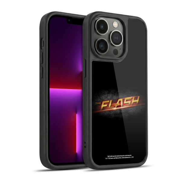 The Flash TV Series Logos Black Gel Armour Case For Apple iPhone 13 Pro