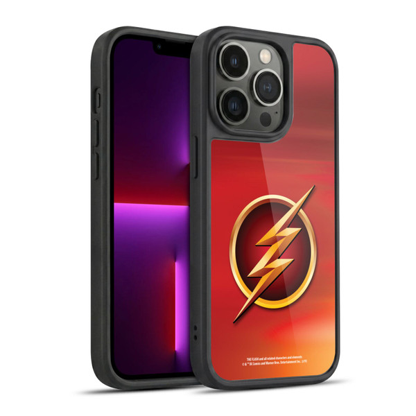 The Flash TV Series Logos Red Gel Armour Case For Apple iPhone 13 Pro