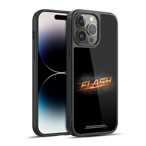 The Flash TV Series Logos Black Gel Armour Case For Apple iPhone 14 Pro Max