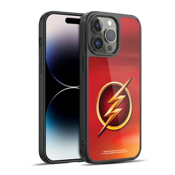 The Flash TV Series Logos Red Gel Armour Case For Apple iPhone 14 Pro Max