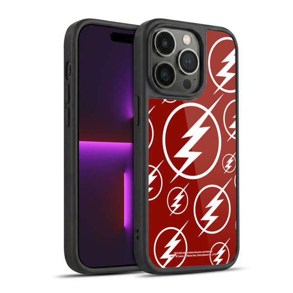 The Flash TV Series Logos Pattern Gel Armour Case For Apple iPhone 14 Pro