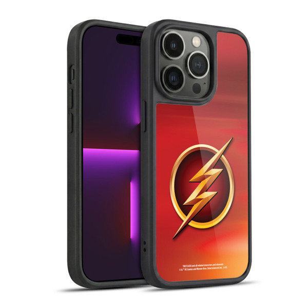 The Flash TV Series Logos Red Gel Armour Case For Apple iPhone 14 Pro