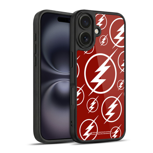 The Flash TV Series Logos Pattern Gel Armour Case For Apple iPhone 16
