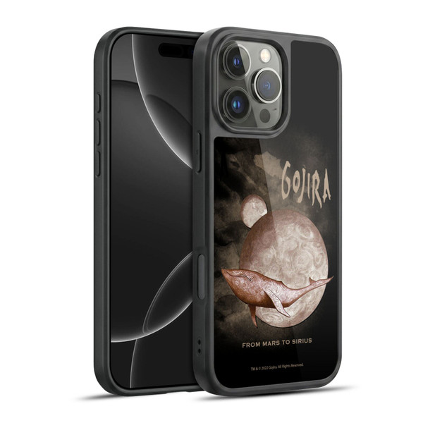 Gojira Graphics From Mars to Sirius in Black Gel Armour Case For Apple iPhone 16 Pro Max