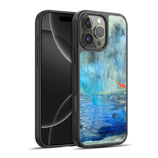 Wyanne Nature 2 Red Fox Blue River Gel Armour Case For Apple iPhone 16 Pro Max