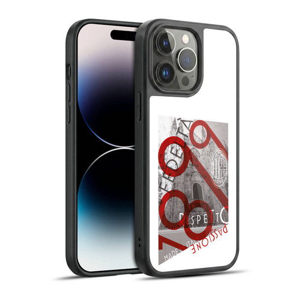 AC Milan Adults Passion Gel Armour Case For Apple iPhone 14 Pro Max