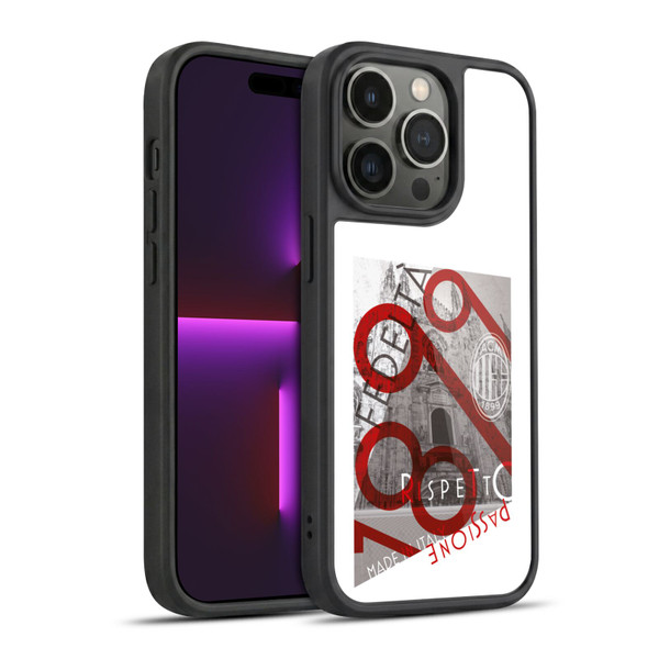 AC Milan Adults Passion Gel Armour Case For Apple iPhone 14 Pro