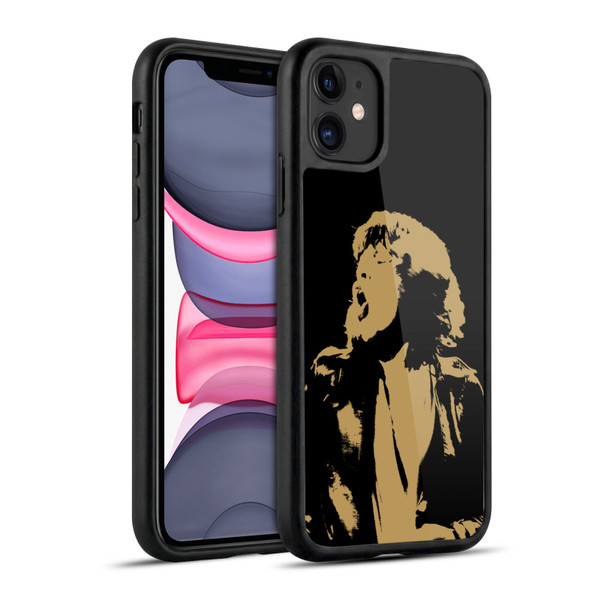 The Rolling Stones Mick Jagger Grunge Gel Armour Case For Apple iPhone 11