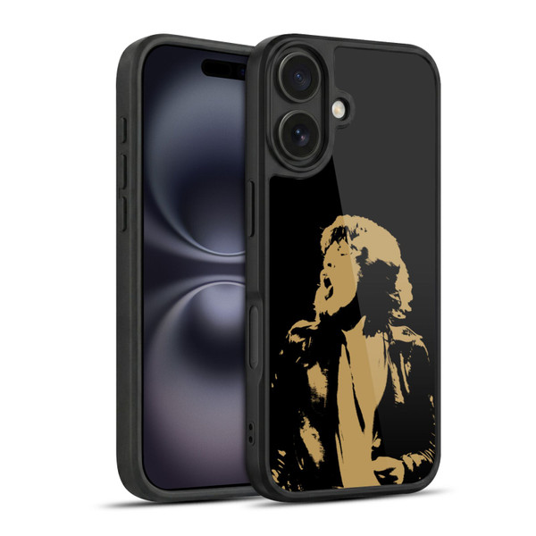 The Rolling Stones Mick Jagger Grunge Gel Armour Case For Apple iPhone 16