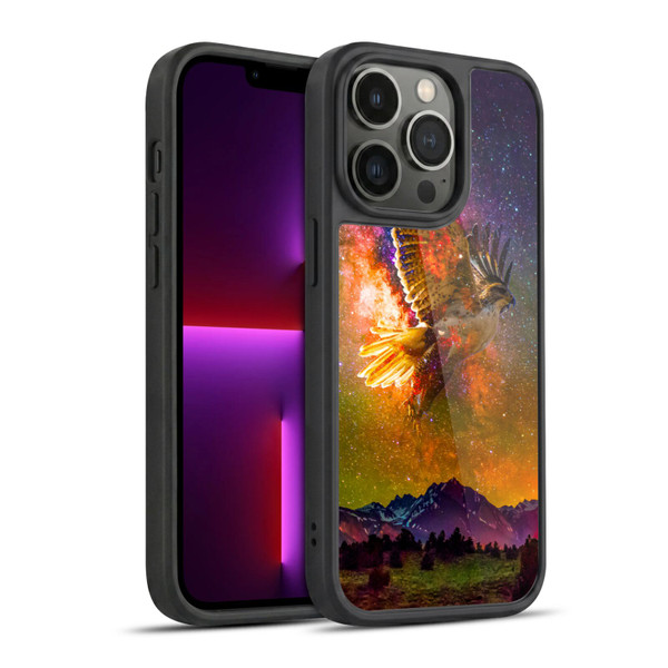 Dave Loblaw Animals Night Hawk Gel Armour Case For Apple iPhone 13 Pro