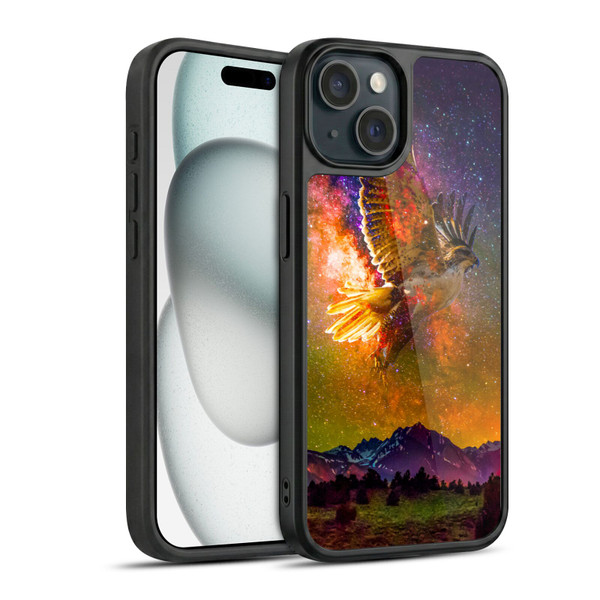 Dave Loblaw Animals Night Hawk Gel Armour Case For Apple iPhone 15