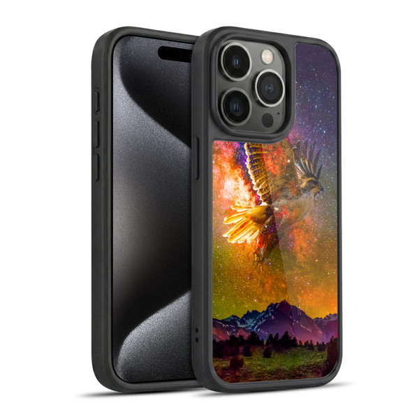 Dave Loblaw Animals Night Hawk Gel Armour Case For Apple iPhone 15 Pro
