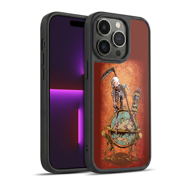 David Lozeau Colourful Art Memento Mori Gel Armour Case For Apple iPhone 14 Pro