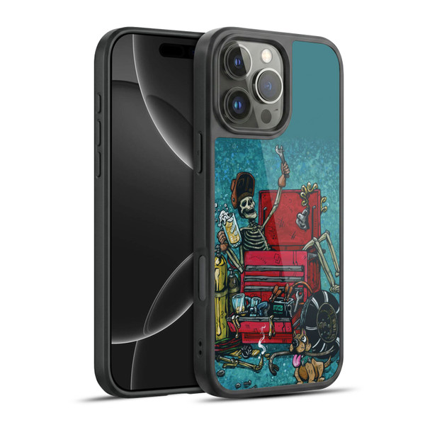 David Lozeau Colourful Art Garage Gel Armour Case For Apple iPhone 16 Pro Max