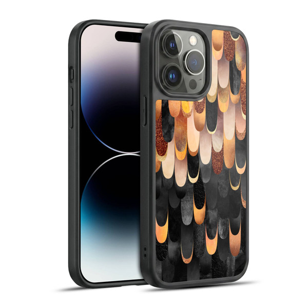 Elisabeth Fredriksson Sparkles Copper And Black Gel Armour Case For Apple iPhone 14 Pro Max