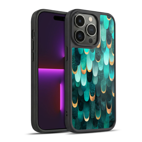 Elisabeth Fredriksson Sparkles Turquoise Gel Armour Case For Apple iPhone 14 Pro