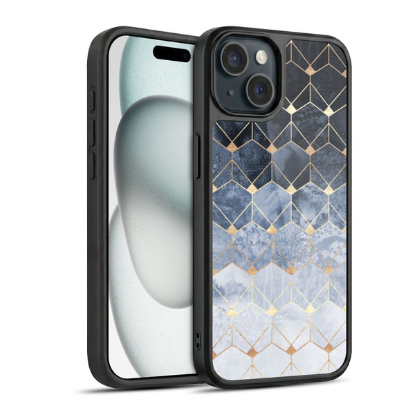 Elisabeth Fredriksson Sparkles Hexagons And Diamonds Gel Armour Case For Apple iPhone 15