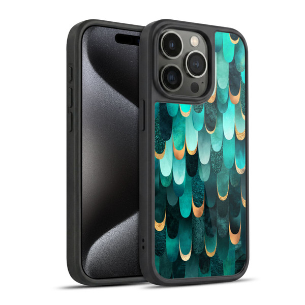 Elisabeth Fredriksson Sparkles Turquoise Gel Armour Case For Apple iPhone 15 Pro