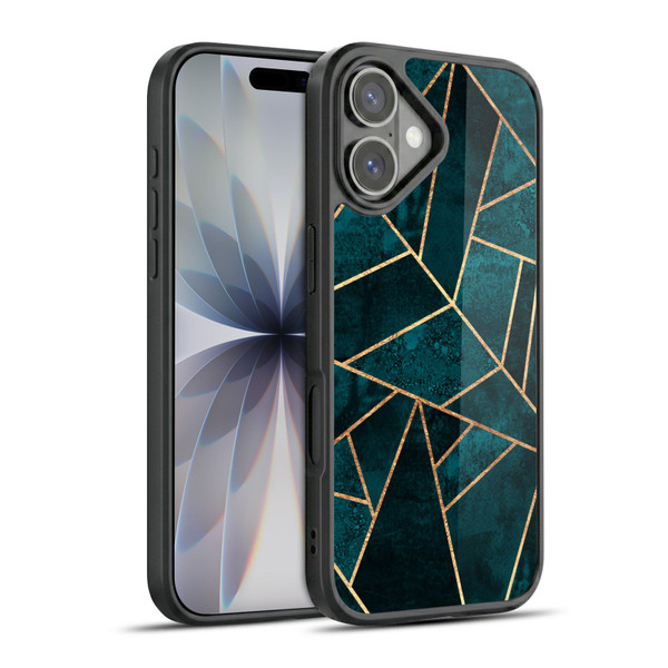 Elisabeth Fredriksson Sparkles Deep Teal Stone Gel Armour Case For Apple iPhone 17