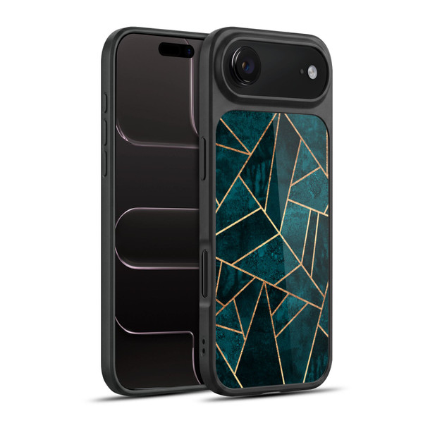 Elisabeth Fredriksson Sparkles Deep Teal Stone Gel Armour Case For Apple iPhone 17 Air