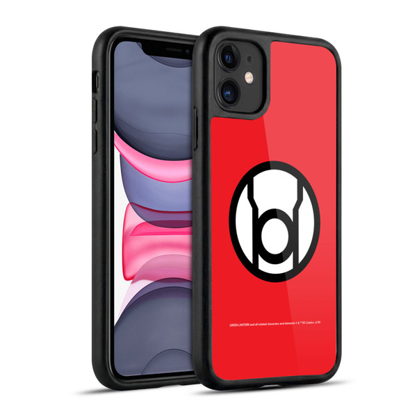 Green Lantern DC Comics Lantern Corps Red Gel Armour Case For Apple iPhone 11