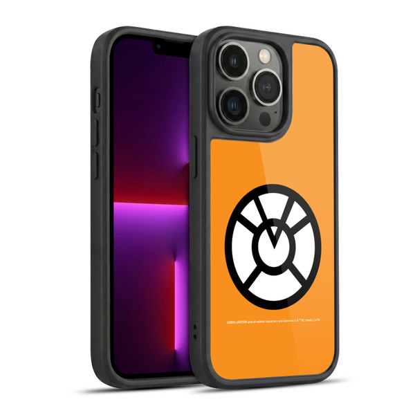 Green Lantern DC Comics Lantern Corps Orange Gel Armour Case For Apple iPhone 13 Pro