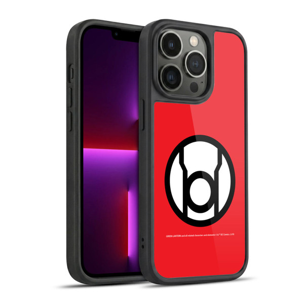 Green Lantern DC Comics Lantern Corps Red Gel Armour Case For Apple iPhone 13 Pro