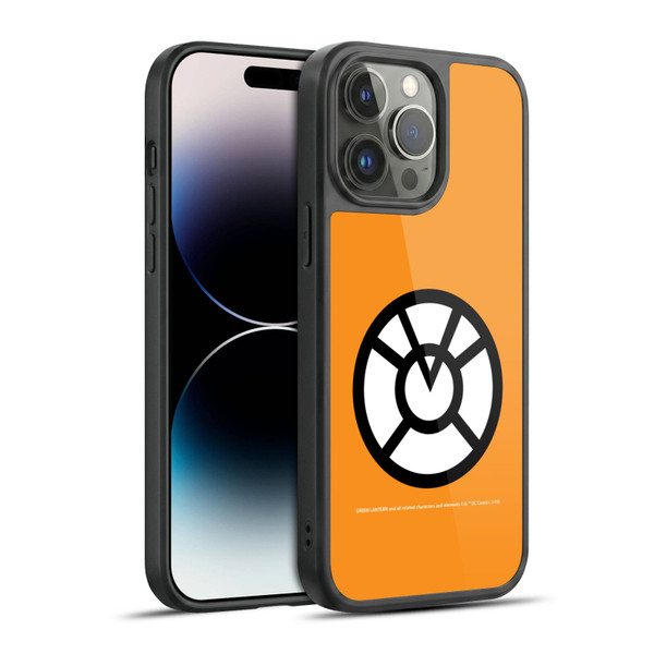 Green Lantern DC Comics Lantern Corps Orange Gel Armour Case For Apple iPhone 14 Pro Max