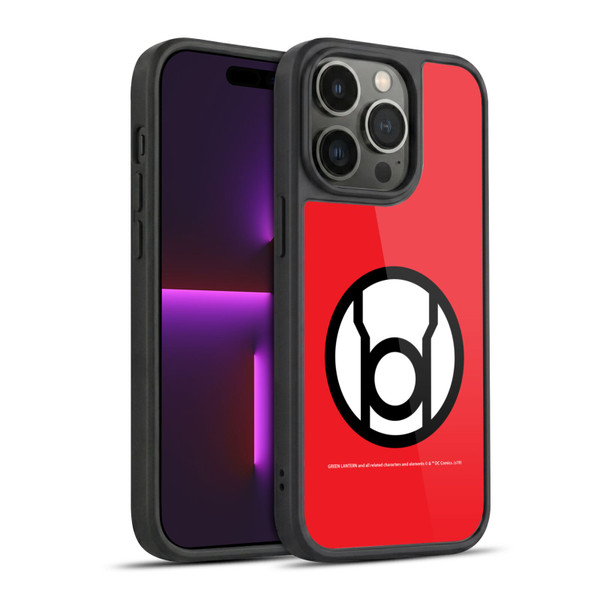 Green Lantern DC Comics Lantern Corps Red Gel Armour Case For Apple iPhone 14 Pro