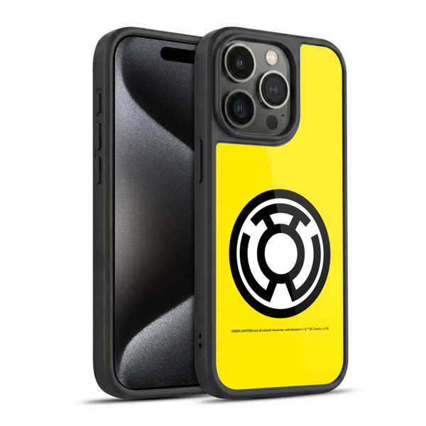 Green Lantern DC Comics Lantern Corps Sinestro Gel Armour Case For Apple iPhone 15 Pro