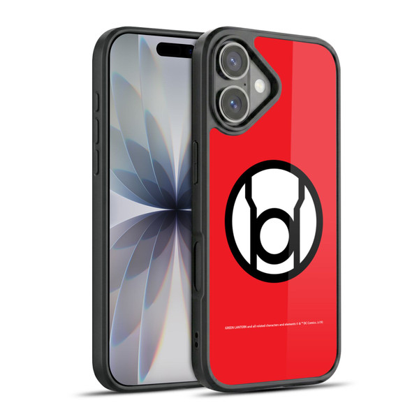 Green Lantern DC Comics Lantern Corps Red Gel Armour Case For Apple iPhone 17