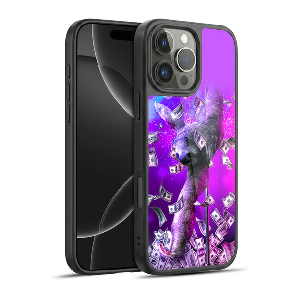 Random Galaxy Animals Dancing Strip Pole Sloth Gel Armour Case For Apple iPhone 16 Pro Max
