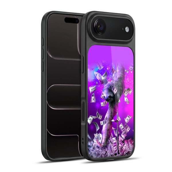 Random Galaxy Animals Dancing Strip Pole Sloth Gel Armour Case For Apple iPhone 17 Air