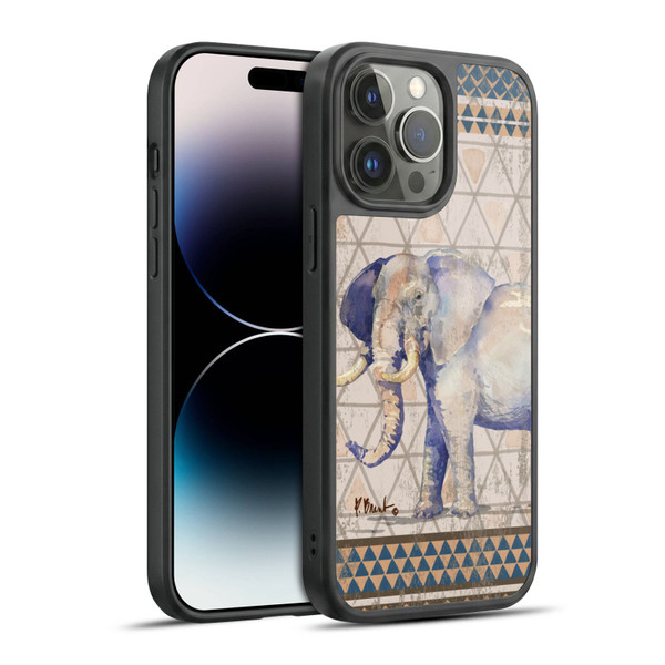 Paul Brent Animals Tribal Elephant Gel Armour Case For Apple iPhone 14 Pro Max
