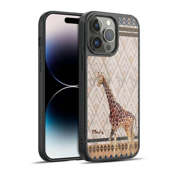 Paul Brent Animals Tribal Giraffe Gel Armour Case For Apple iPhone 14 Pro Max
