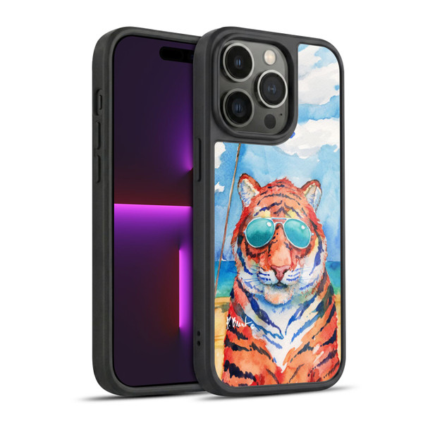 Paul Brent Animals Hip Shades Tiger Gel Armour Case For Apple iPhone 14 Pro