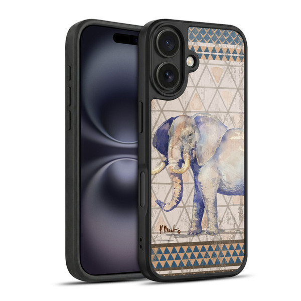 Paul Brent Animals Tribal Elephant Gel Armour Case For Apple iPhone 16