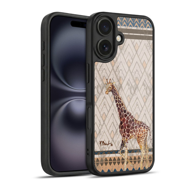 Paul Brent Animals Tribal Giraffe Gel Armour Case For Apple iPhone 16