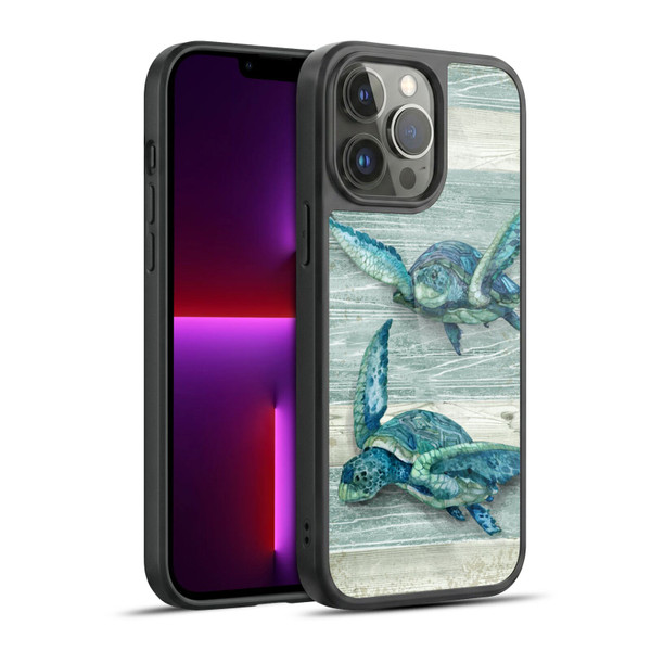 Paul Brent Sea Creatures Turtle Gel Armour Case For Apple iPhone 13 Pro Max