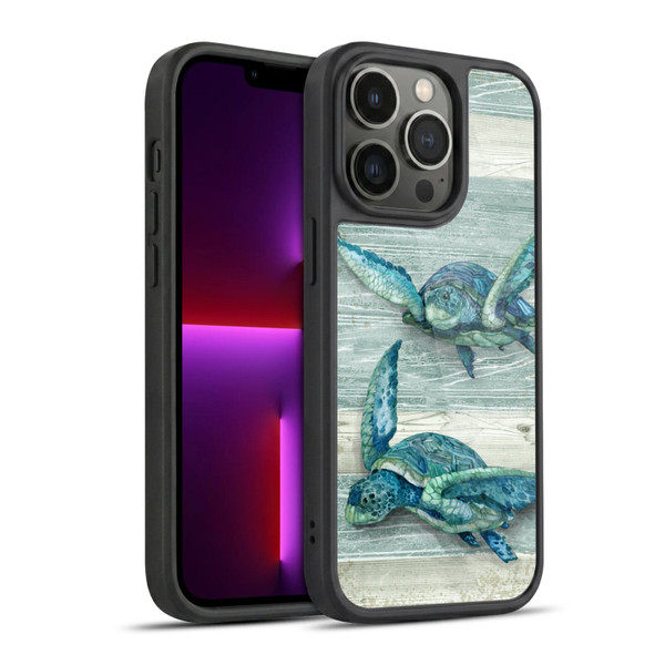 Paul Brent Sea Creatures Turtle Gel Armour Case For Apple iPhone 13 Pro